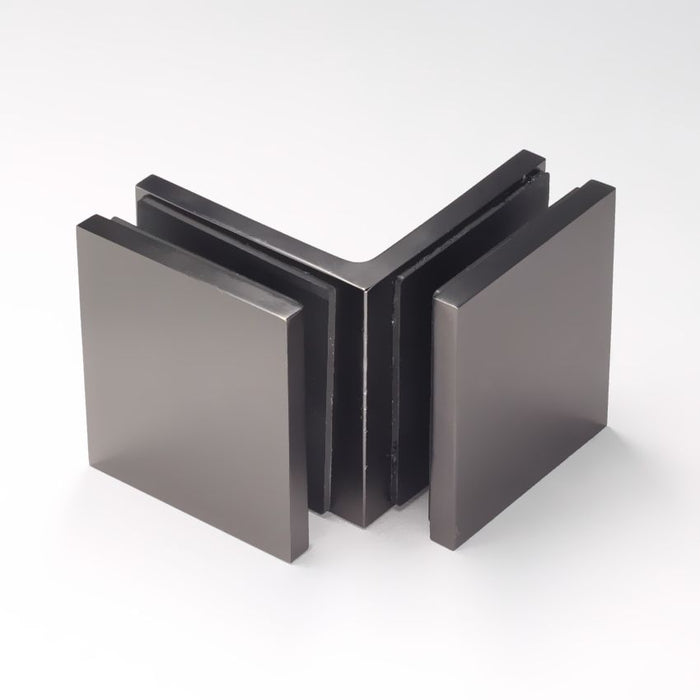 Frameless shower glass BRACKET SQUARE GLASS TO GLASS 90 Degrees - Image 10