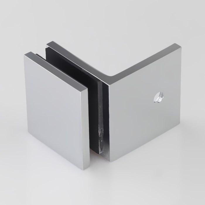 Frameless shower glass BRACKET SQUARE GLASS TO WALL 90 Degrees - Image 13