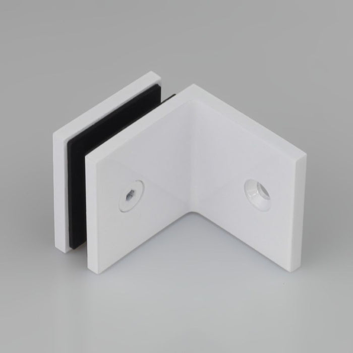Frameless shower glass BRACKET SQUARE GLASS TO WALL 90 Degrees - Image 19