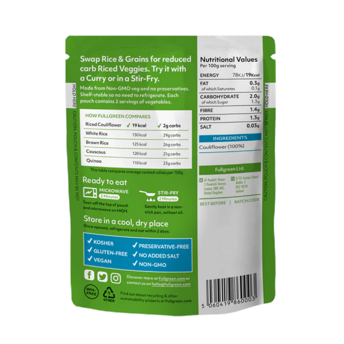 Fullgreen Cauliflower Rice 200g