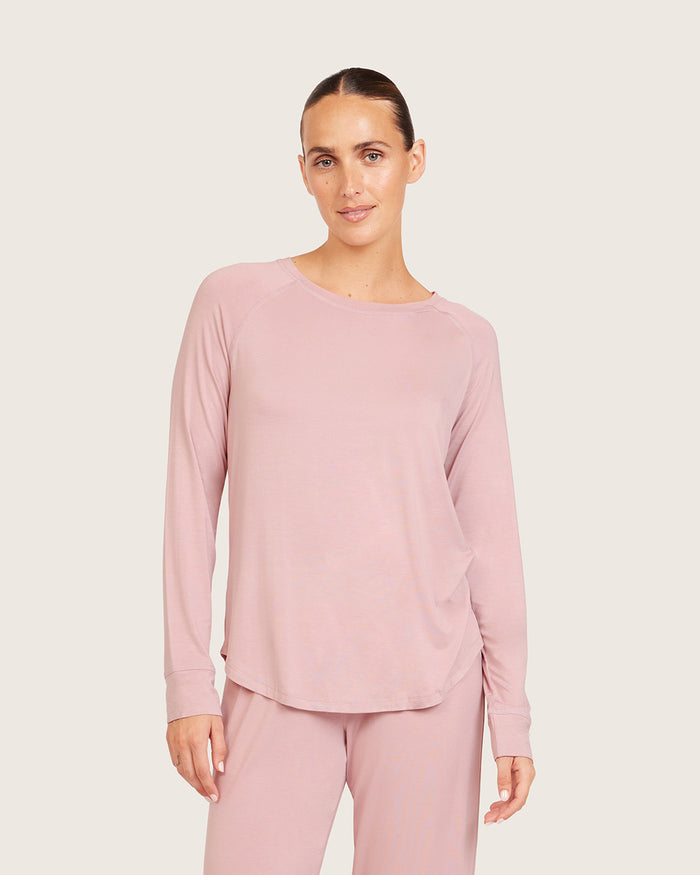 Goodnight Raglan Sleep Top - Lilac