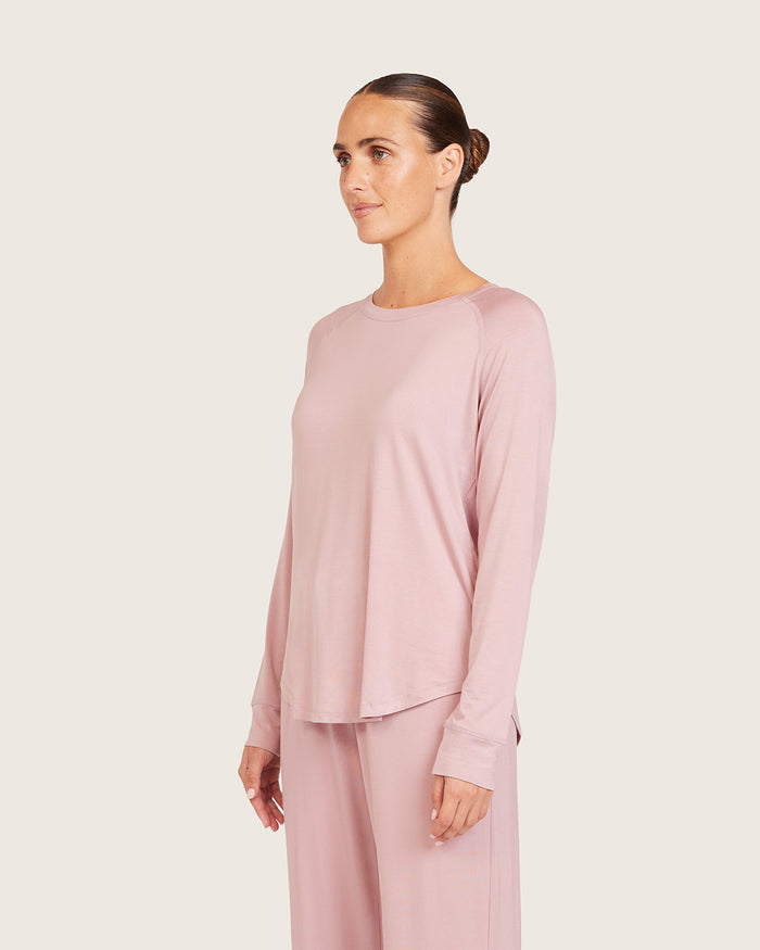 Goodnight Raglan Sleep Top - Lilac