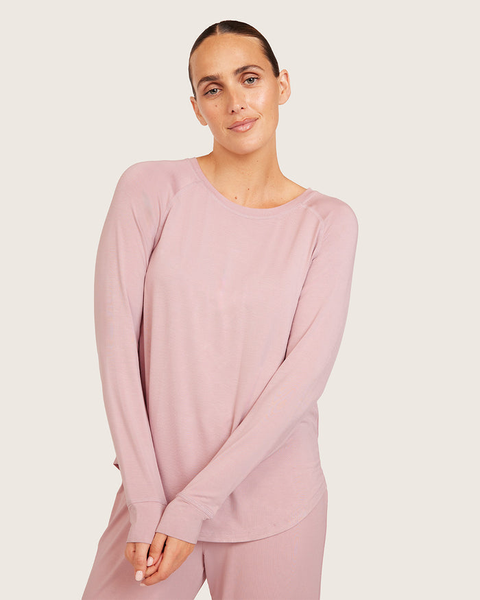 Goodnight Raglan Sleep Top - Lilac