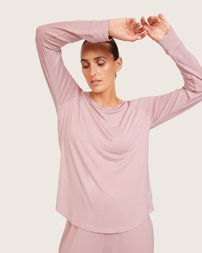 Goodnight Raglan Sleep Top - Lilac