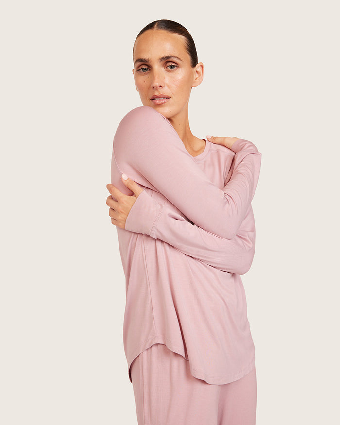 Goodnight Raglan Sleep Top - Lilac