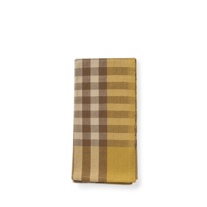 All Roads Grid Napkin in Mustard