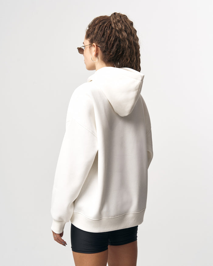 Grieto MV Crack Print White Oversized Designer Hoodie (2)