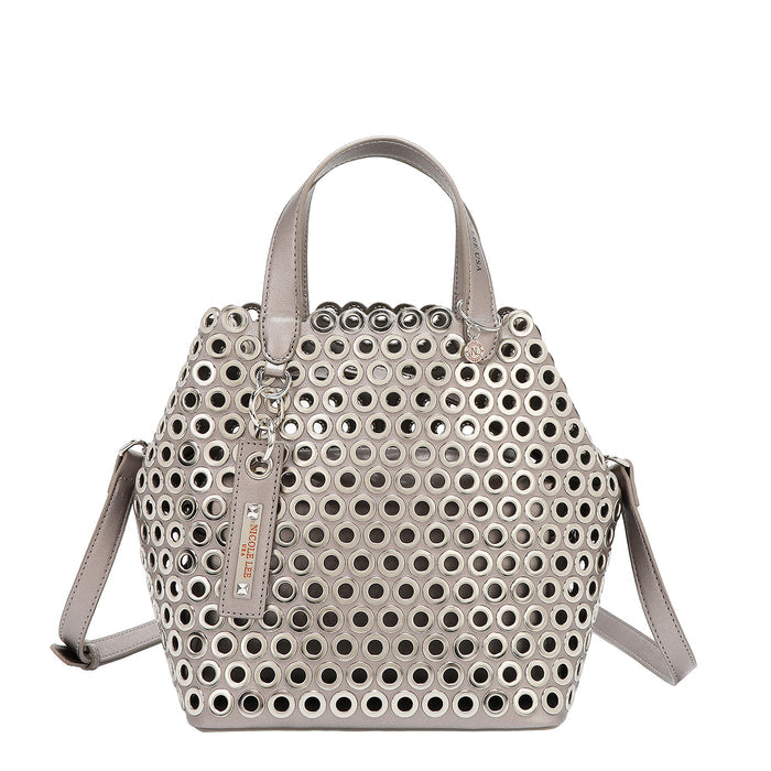GROMMET EDGE SATCHEL BAG