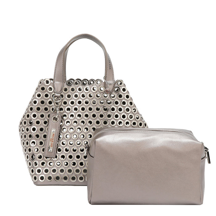 GROMMET EDGE SATCHEL BAG