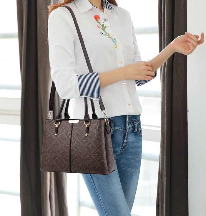 H1820 - Korean Textured Fashion Handbag