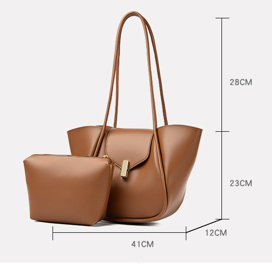 H2104 - Simple 2pc Elegant Handbag Set