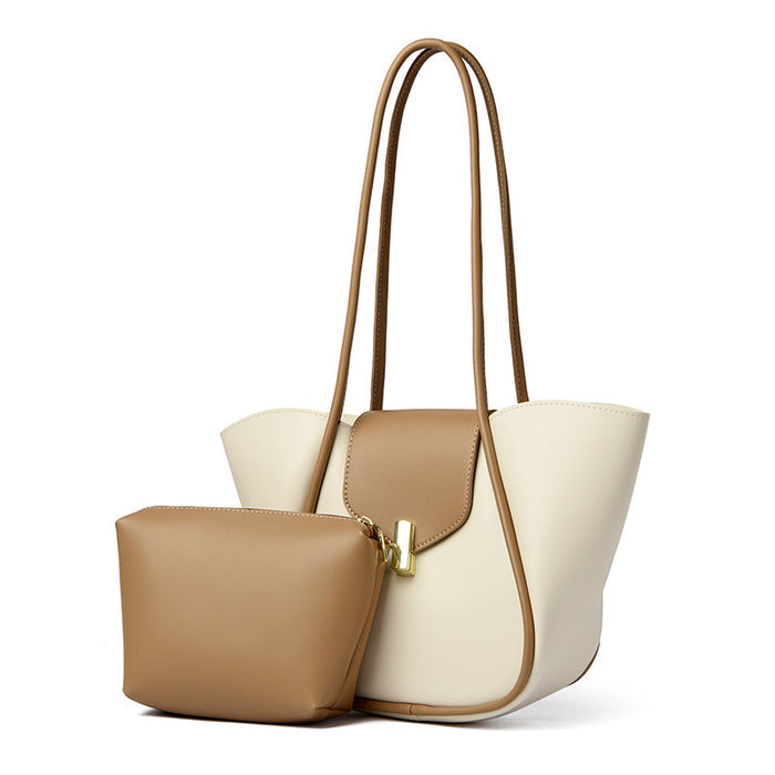 H2104 - Simple 2pc Elegant Handbag Set
