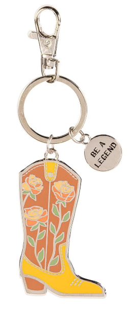 Harvest Bloom Boot Keychain