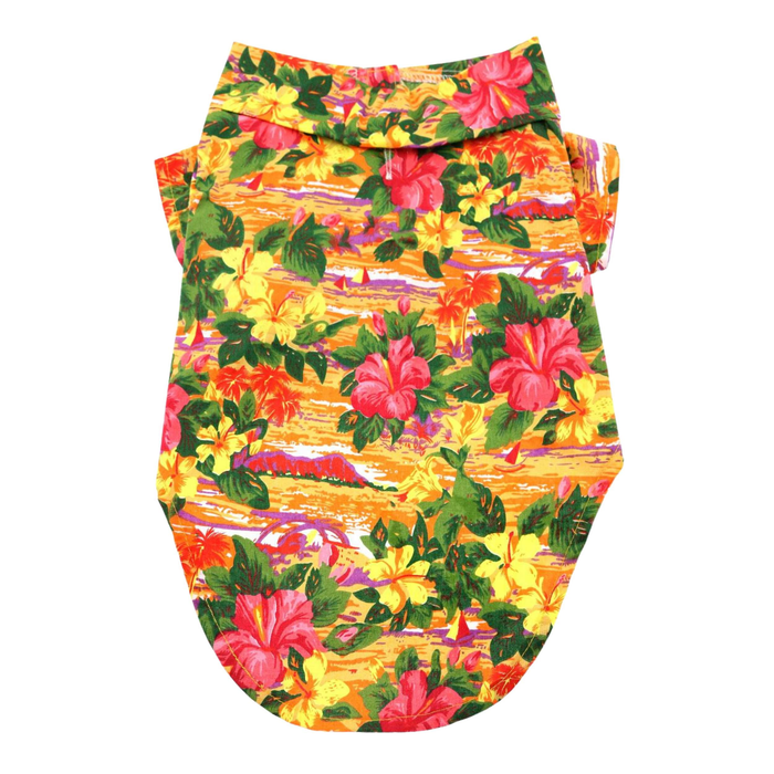 HAWAIIAN-CAMP-SHIRT-SUNSET-HIBISCUS