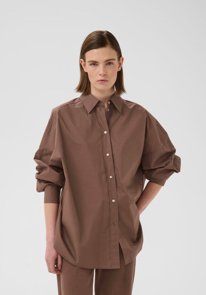 Hazeiw Shirt - Coffee Quartz