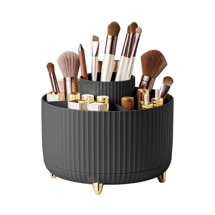 HD632 - 360° Rotating 5 Slot Makeup Brushes Holder Organizer Multi-Functional