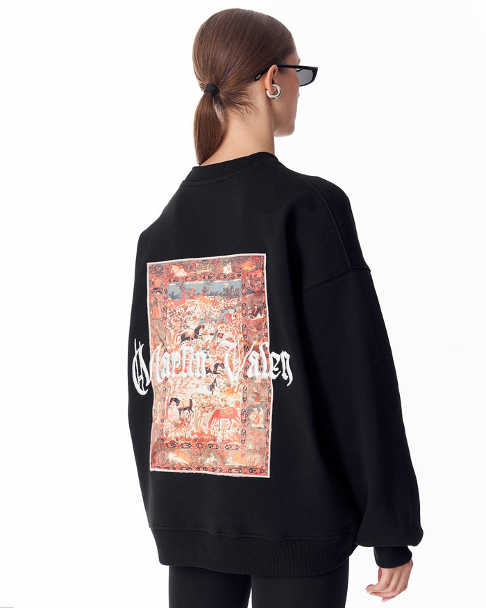 Herritage Fusion Black Sweatshirt For Women (8)