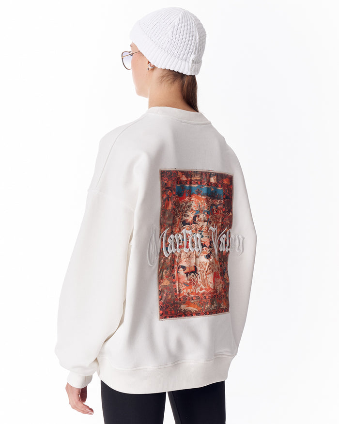 Herritage Fusion White Sweatshirt For Women (6)