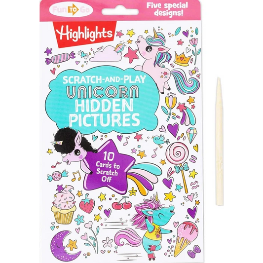 Highlights Scratch-and-Play Unicorn Hidden Pictures