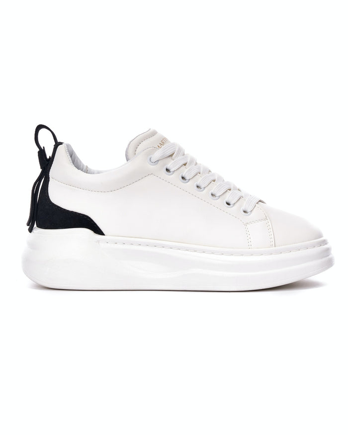 Highrise Women's Black Suede Belted White Shoes