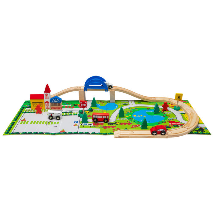 Hoot Wooden City Playset