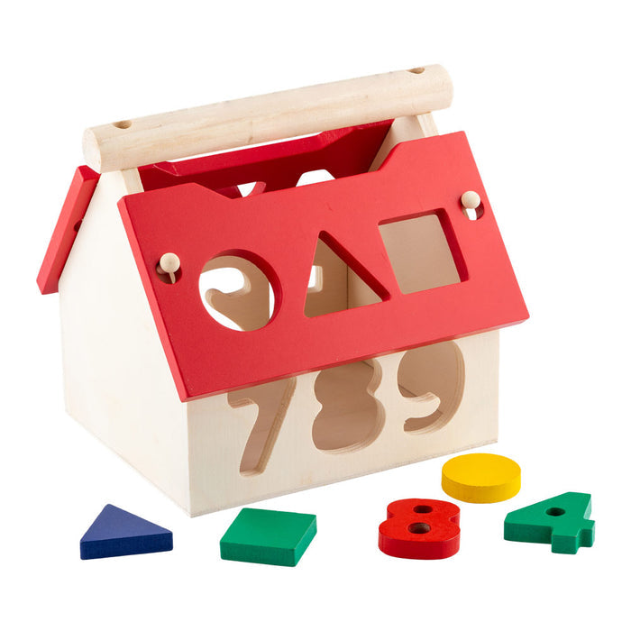 Hoot Wooden Shape Sorter House