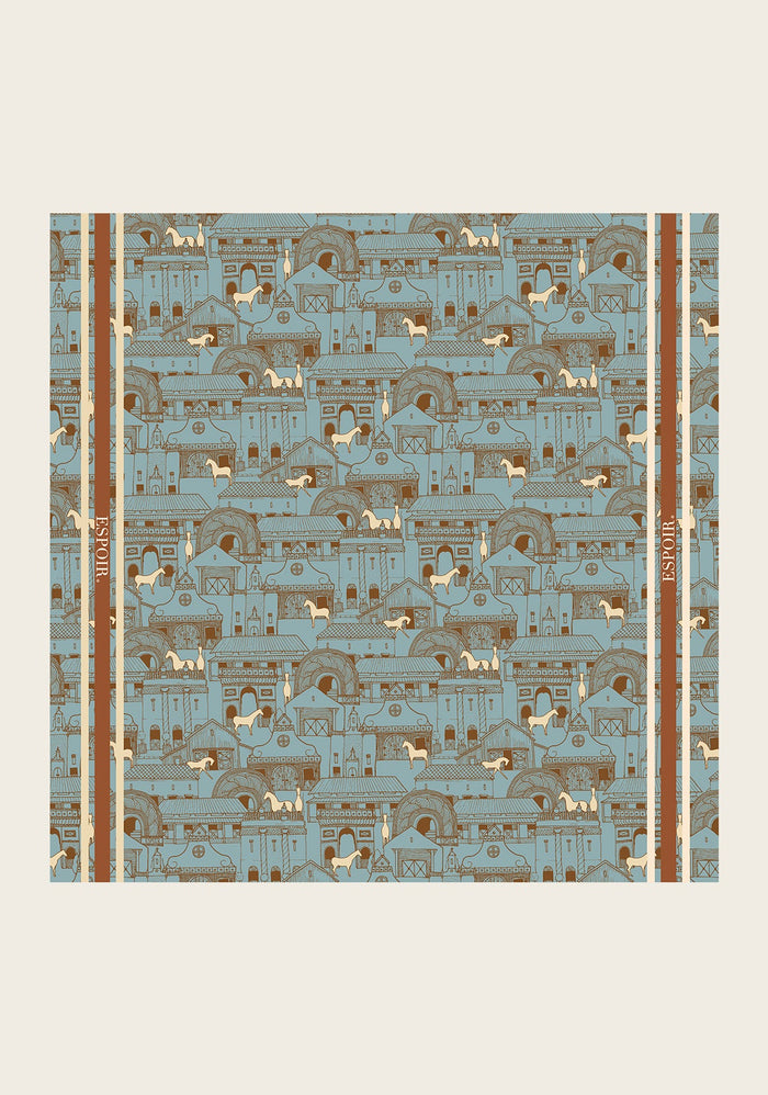 Horse Town Symphony Square Scarf