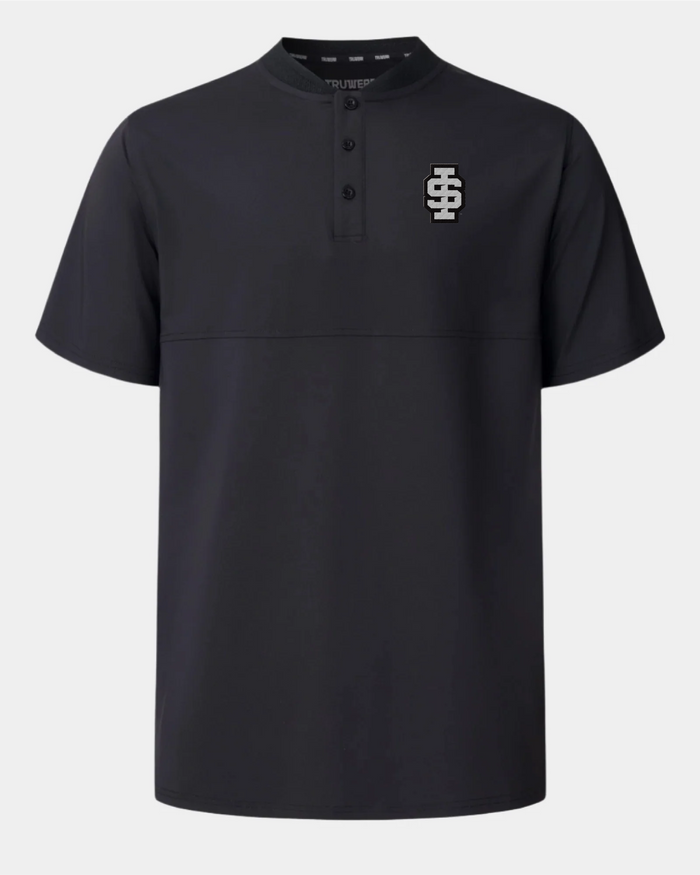 Idaho State Crown Blade Polo Black