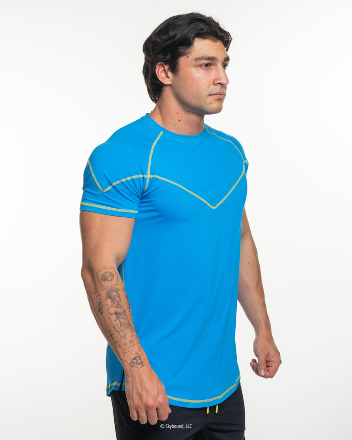 INVINCIBLE® Essentials Performance Short Sleeve Tee - Blue