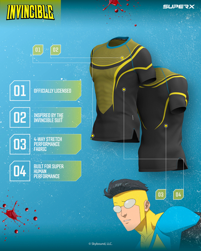 INVINCIBLE® Super Suit™ Compression Short Sleeve