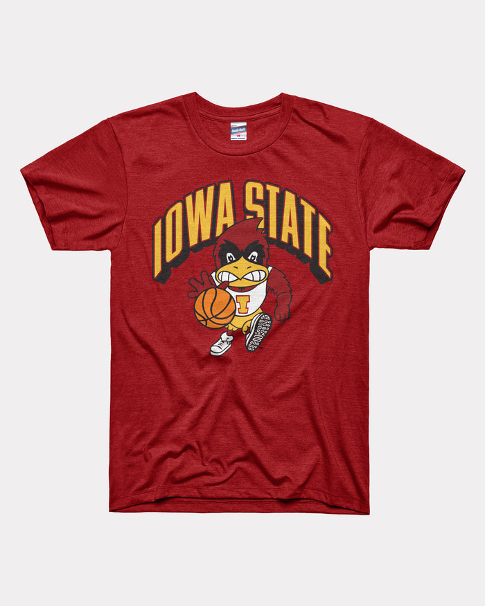 Iowa State Cyclones Vault Basketball Cardinal Tee