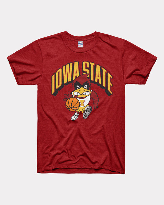 Iowa State Cyclones Vault Basketball Cardinal Tee