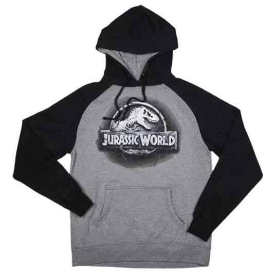 Jurassic World Stone Logo Adult Sweatshirt-1