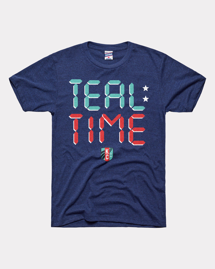KC Current Teal Time Heather Navy T-Shirt