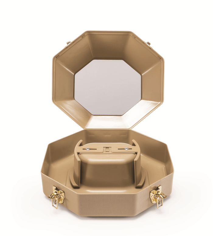 KD-141A English Hat Box with Accessory Case | Helmet Case Bundle