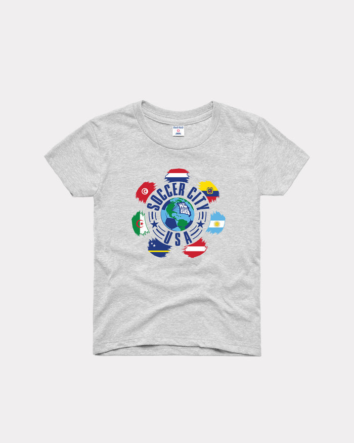 Kids Kansas City World Soccer Ash T-Shirt