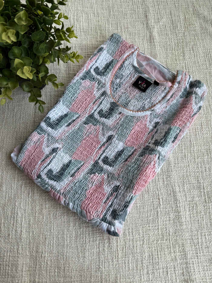 L size smocking pc nighty