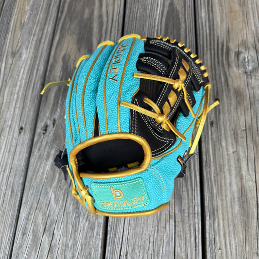 Lace Post, BBG LTD MicroShell, Teal/Black/Shimmering Gold
