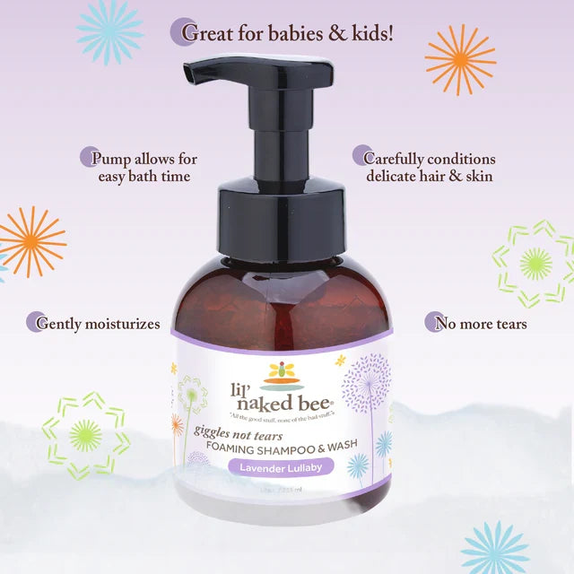 Lavender Lullaby Giggles Not Tears Foaming Shampoo & Wash