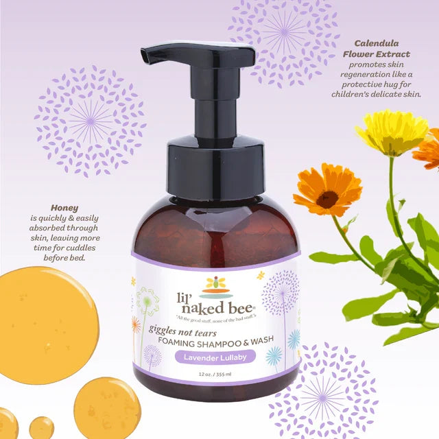 Lavender Lullaby Giggles Not Tears Foaming Shampoo & Wash