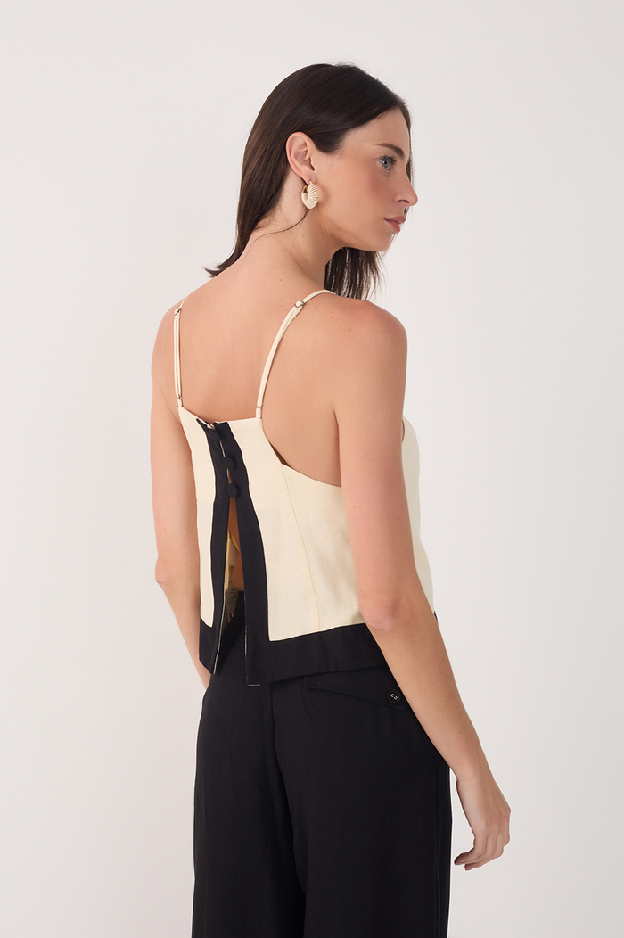 Linen B&W Blouse_5