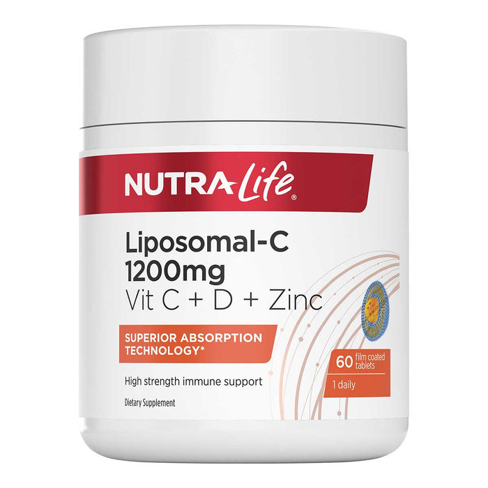 Nutra-Life Liposomal C 1200mg Vit C + D + Zinc _2