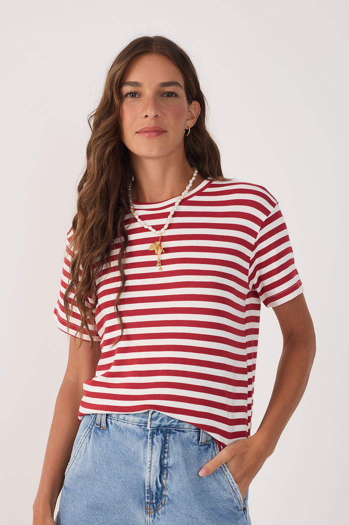 Listra Entardecer Print T-Shirt