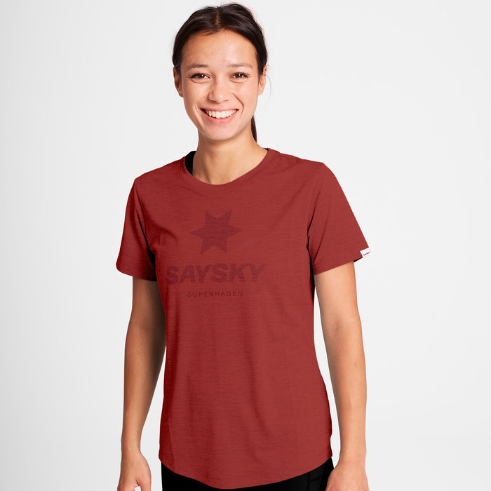 Saysky Logo Combat Pro T-shirt Red 5007 OWRSS30C5007