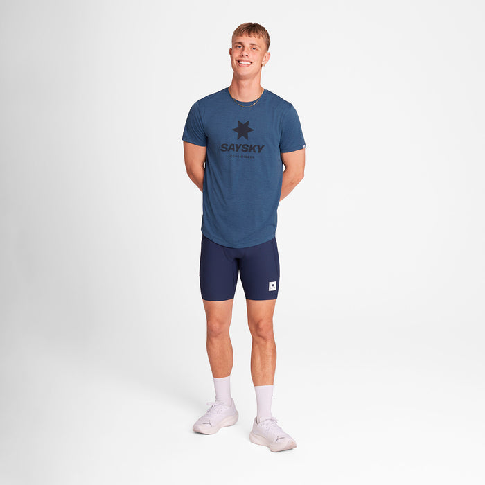 Saysky Logo Combat Pro T-Shirt Blue 2012 OMRSS30C2012