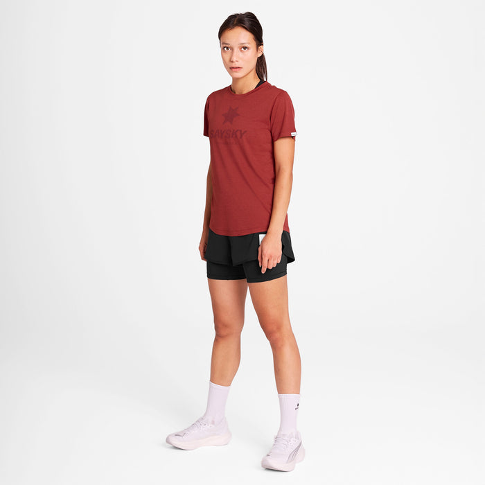 Saysky Logo Combat Pro T-shirt Red 5007 OWRSS30C5007