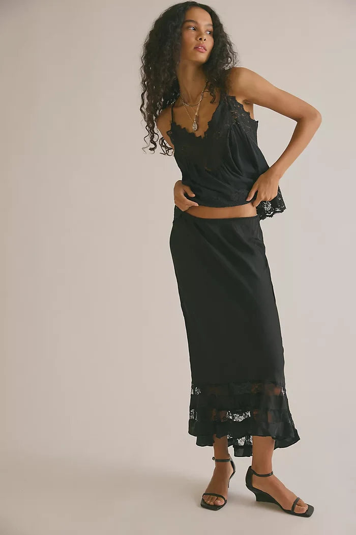 Long Lost Lover Maxi Slip Skirt