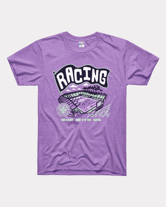 Loucity Louisville Racing Heather Lavender Unisex T-Shirt