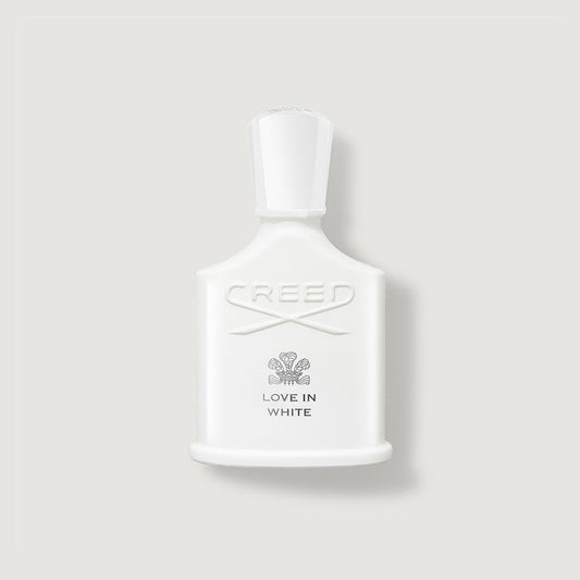 Creed Love In White Eau de Parfum white bottle with white cap - Front View | Creed Fragrances