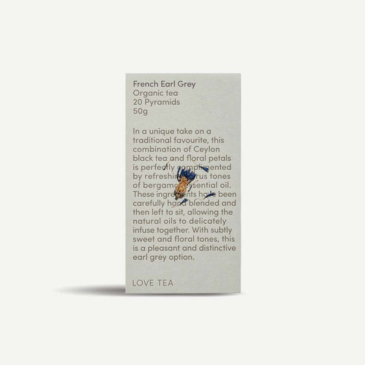 Love Tea - French Earl Grey Tea - 20 Pyramids - L'Organic